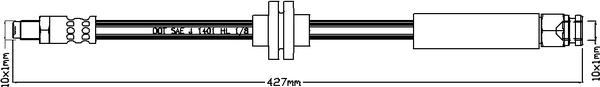 Juratek JBH1096 - Тормозной шланг autospares.lv