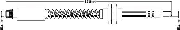 Juratek JBH1064 - Тормозной шланг autospares.lv