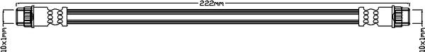 Juratek JBH1008 - Тормозной шланг autospares.lv