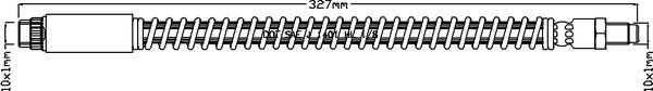 Juratek JBH1026 - Тормозной шланг autospares.lv