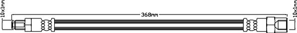 Juratek JBH1023 - Тормозной шланг autospares.lv