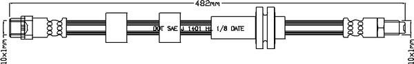 Juratek JBH1197 - Тормозной шланг autospares.lv