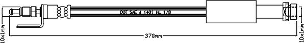 Juratek JBH1161 - Тормозной шланг autospares.lv