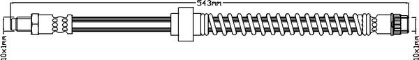 Juratek JBH1105 - Тормозной шланг autospares.lv