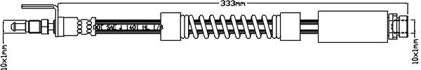 Juratek JBH1113 - Тормозной шланг autospares.lv