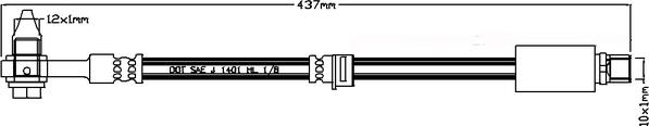 Juratek JBH1131 - Тормозной шланг autospares.lv