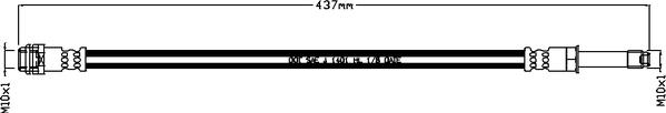 Juratek JBH1171 - Тормозной шланг autospares.lv