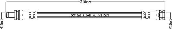 Juratek JBH1322 - Тормозной шланг autospares.lv