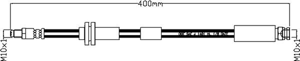 Juratek JBH1205 - Тормозной шланг autospares.lv