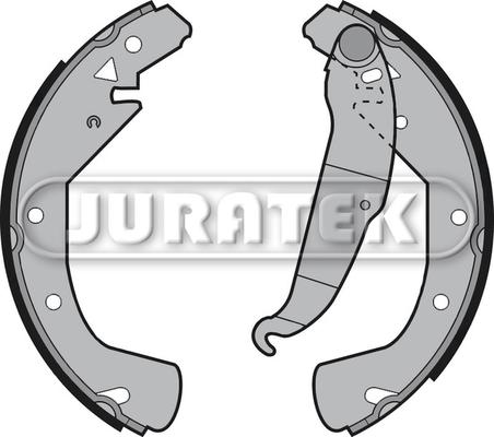 Juratek JBS1004 - Комплект тормозных колодок, барабанные autospares.lv