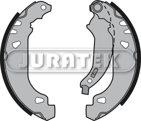 Juratek JBS1006 - Комплект тормозных колодок, барабанные autospares.lv