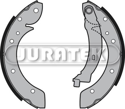 Juratek JBS1007 - Комплект тормозных колодок, барабанные autospares.lv