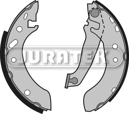 Juratek JBS1016 - Комплект тормозных колодок, барабанные autospares.lv