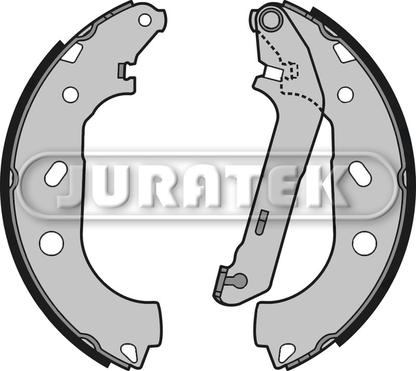 Juratek JBS1013 - Комплект тормозных колодок, барабанные autospares.lv