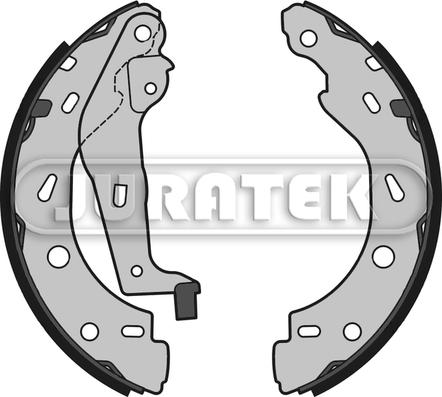 Juratek JBS1215 - Комплект тормозных колодок, барабанные autospares.lv