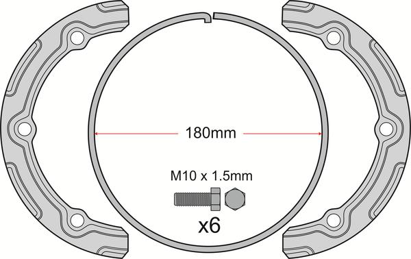 Juratek JCK400 - Комплектующие для колодок дискового тормоза autospares.lv