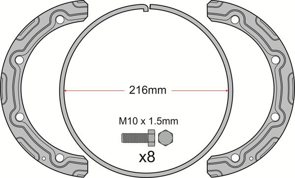 Juratek JCK401 - Комплектующие для колодок дискового тормоза autospares.lv