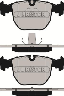 Juratek JCP997 - Тормозные колодки, дисковые, комплект autospares.lv