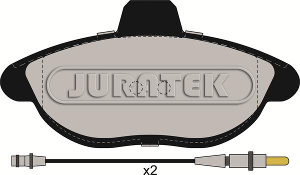 Juratek JCP935 - Тормозные колодки, дисковые, комплект autospares.lv