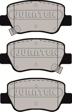 Juratek JCP4411 - Тормозные колодки, дисковые, комплект autospares.lv