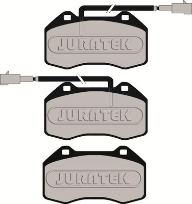 Juratek JCP4040 - Тормозные колодки, дисковые, комплект autospares.lv