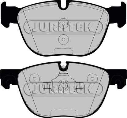 Juratek JCP4052 - Тормозные колодки, дисковые, комплект autospares.lv