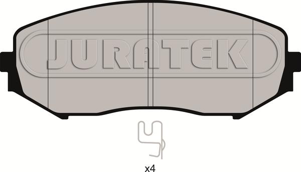 Juratek JCP4060 - Тормозные колодки, дисковые, комплект autospares.lv