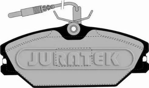 Juratek JCP406 - Тормозные колодки, дисковые, комплект autospares.lv