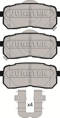 Juratek JCP4004 - Тормозные колодки, дисковые, комплект autospares.lv