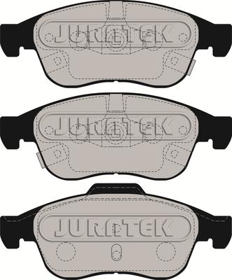 Juratek JCP4001 - Тормозные колодки, дисковые, комплект autospares.lv