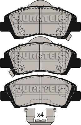 Juratek JCP4007 - Тормозные колодки, дисковые, комплект autospares.lv