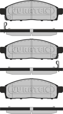 Juratek JCP4023 - Тормозные колодки, дисковые, комплект autospares.lv