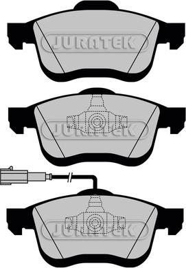 Juratek JCP4184 - Тормозные колодки, дисковые, комплект autospares.lv