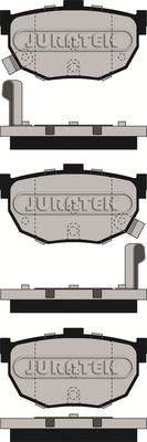 Juratek JCP638 - Тормозные колодки, дисковые, комплект autospares.lv