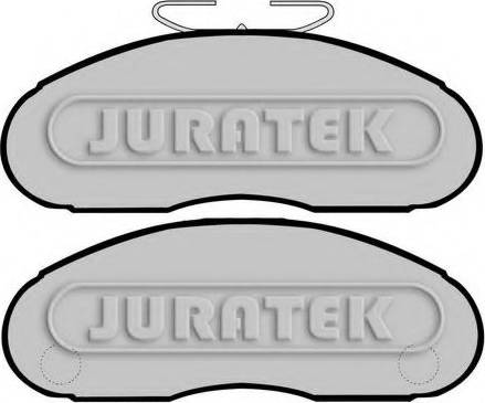 Juratek JCP627 - Тормозные колодки, дисковые, комплект autospares.lv