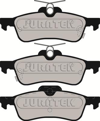 Juratek JCP050 - Тормозные колодки, дисковые, комплект autospares.lv