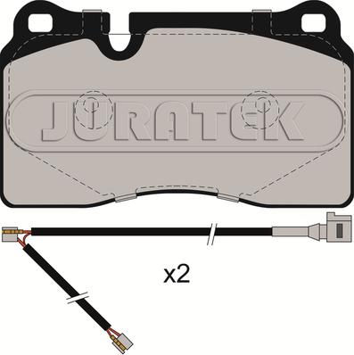 Juratek JCP062 - Тормозные колодки, дисковые, комплект autospares.lv