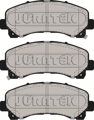 Juratek JCP012 - Тормозные колодки, дисковые, комплект autospares.lv