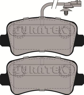 Juratek JCP074 - Тормозные колодки, дисковые, комплект autospares.lv