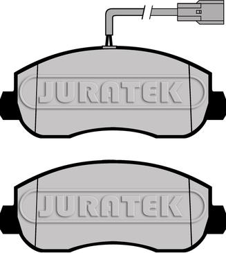 Juratek JCP073 - Тормозные колодки, дисковые, комплект autospares.lv