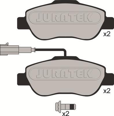 Juratek JCP1945 - Тормозные колодки, дисковые, комплект autospares.lv