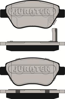 Juratek JCP194 - Тормозные колодки, дисковые, комплект autospares.lv