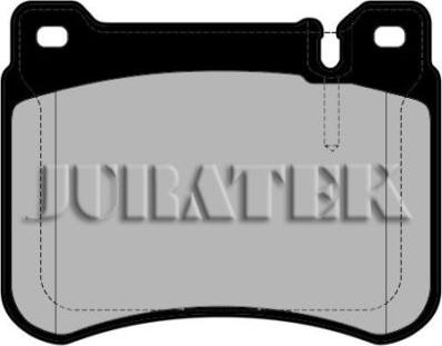 Juratek JCP1907 - Тормозные колодки, дисковые, комплект autospares.lv