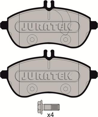 Juratek JCP1978 - Тормозные колодки, дисковые, комплект autospares.lv