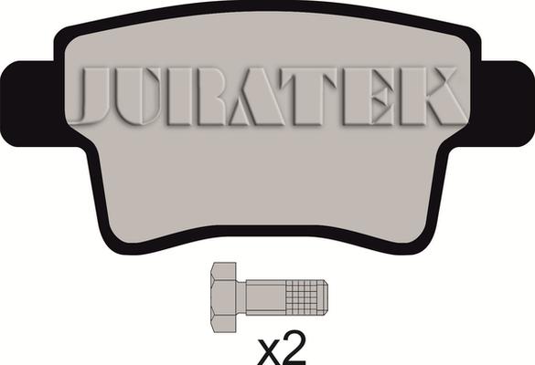 Juratek JCP1973 - Тормозные колодки, дисковые, комплект autospares.lv