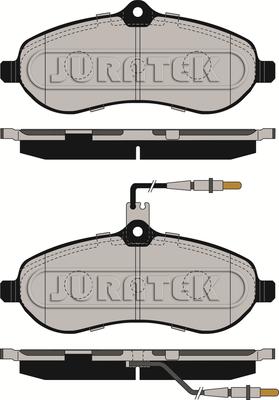 Juratek JCP149 - Тормозные колодки, дисковые, комплект autospares.lv