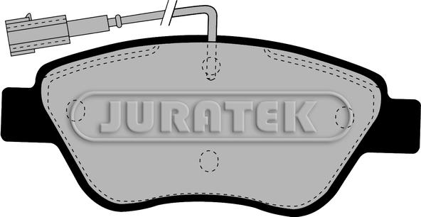 Juratek JCP1466 - Тормозные колодки, дисковые, комплект autospares.lv