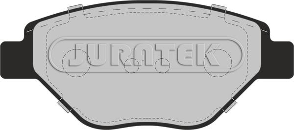 Juratek JCP1409 - Тормозные колодки, дисковые, комплект autospares.lv