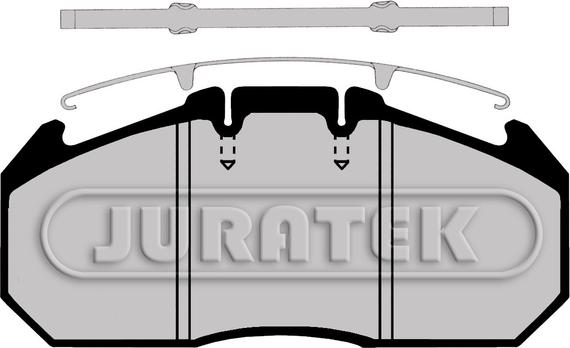 Juratek JCP1404 - Тормозные колодки, дисковые, комплект autospares.lv