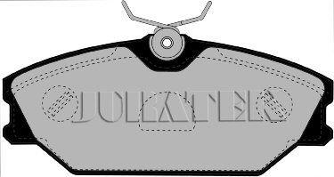 Juratek JCP1420 - Тормозные колодки, дисковые, комплект autospares.lv